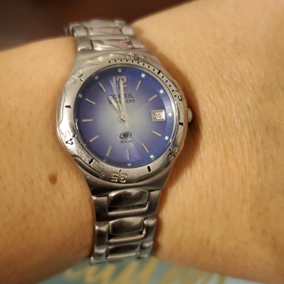 Fossil Silver link bracelet watch - Picture 5 of 5